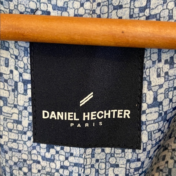 Daniel Hechter Tweed Blue Blazer Jacket Grandpacore Nautical Vintage style. - Picture 4 of 16